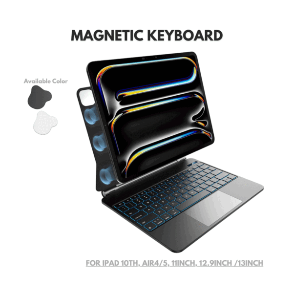 Magnetic Keyboard for iPad 13inch/12.9inch