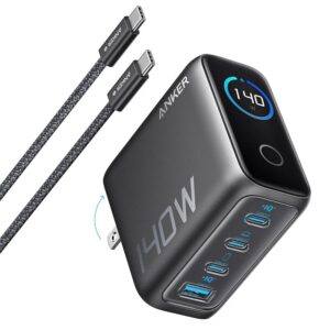 Anker Charger 140W 4-Port Foldable PD 3.1 USB-C GaN Charger
