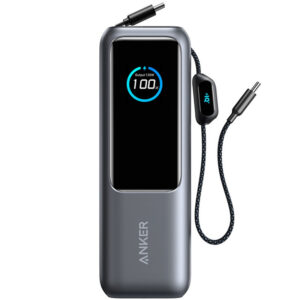 Anker Laptop Power Bank (25K-165W Built-In and Retractable Cables)