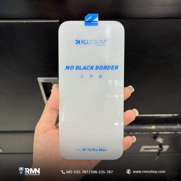 Kuzoom No Black Border Tempered Glass for iPhone Series - Image 3