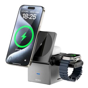 WiWu Small Aquare 3 in 1 wireless charger Wi-W030
